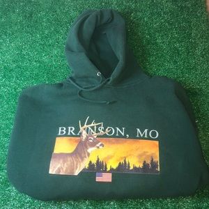 Branson, Mo Hunting Style Hoodie Size XXL